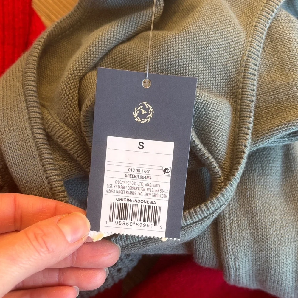 Universal Thread Sage Green Knit Sweater Tank Midi Dress - Picture 2 of 7